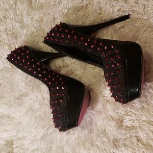 Sexy Spiked High Heels size 6.5